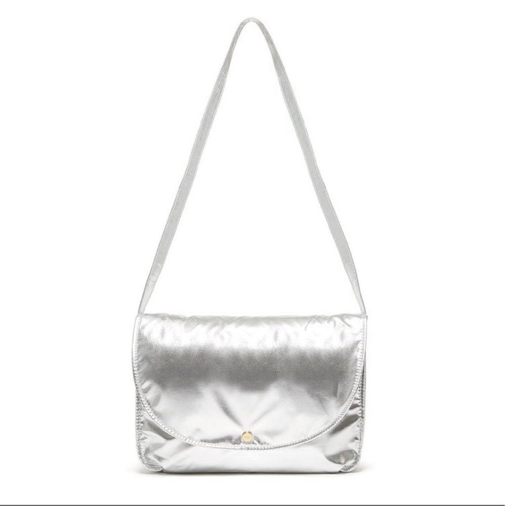 NWT BAN.DO Silver Faux Leather Logged On Laptop Bag - Picture 11 of 11